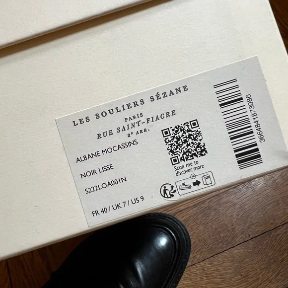 Sezane Black Leather Albane Loafers - Picture 10 of 10